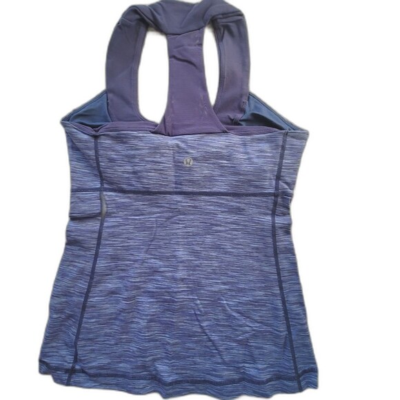 Lululemon Scoop Nec *Luon Wee Are From Space Blue 6 Tank top - Picture 4 of 13